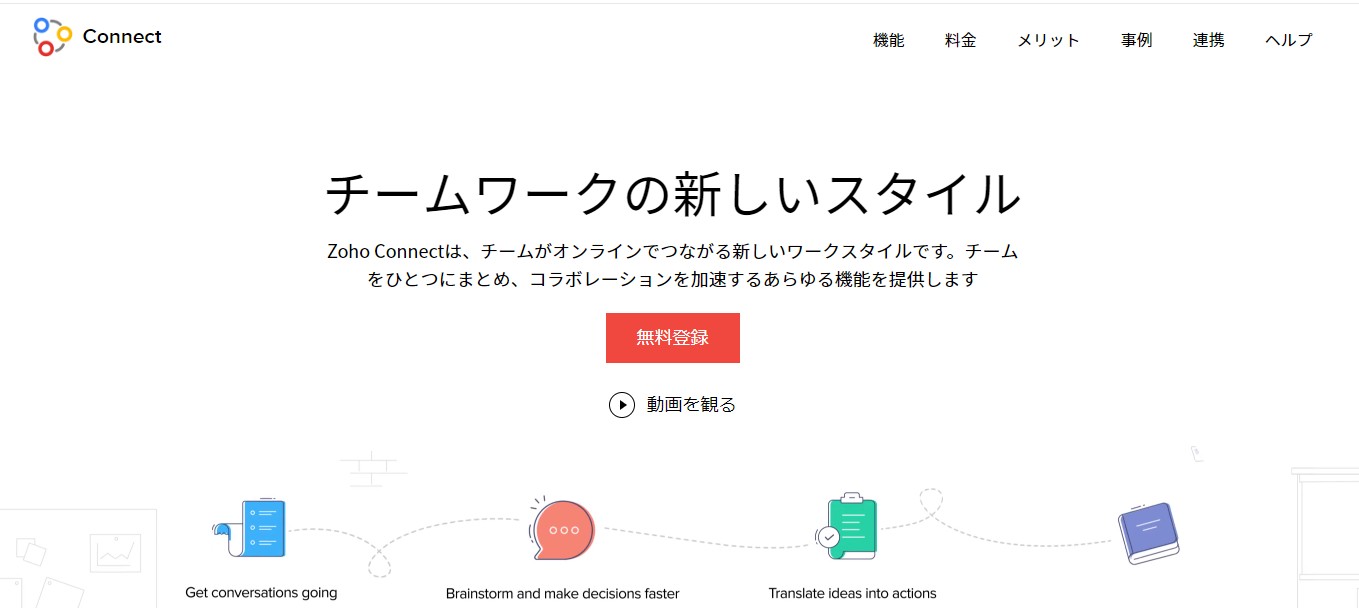 Zoho Connect グループウェア の評判や使い方をご紹介 Realine