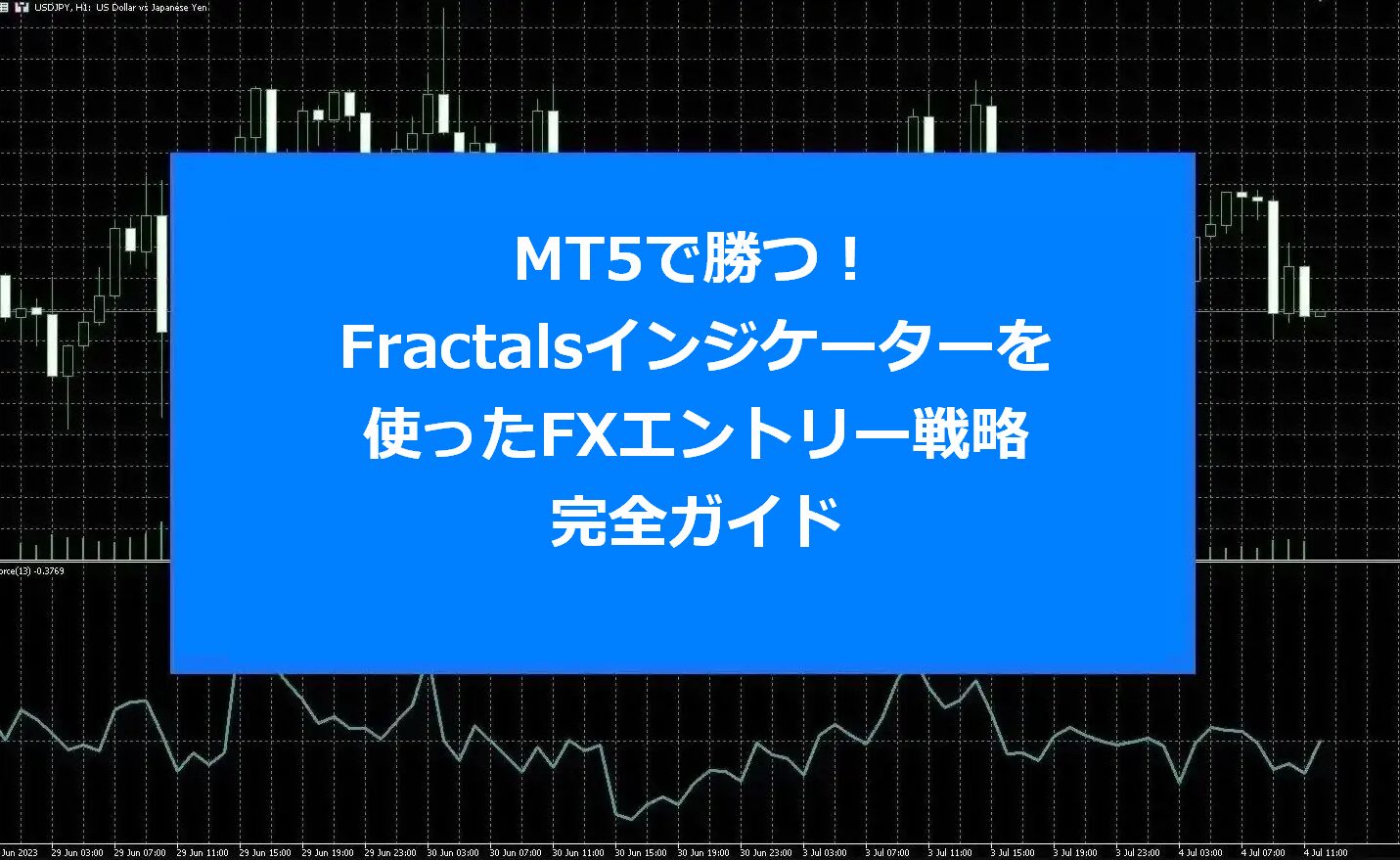 MT5で勝つ！Fractalsインジケーターを使ったFXエントリー戦略完全ガイド
