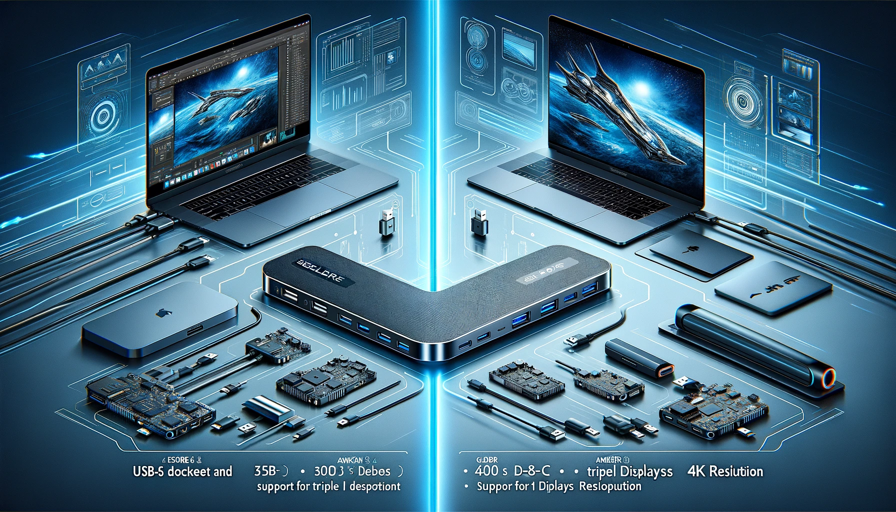 最新2024: Selore&S-Global vs Anker 564 USB-C ドッキングステーション比較 ? トリプルディスプレイ&4K対応どちらがMacBookユーザーに最適？