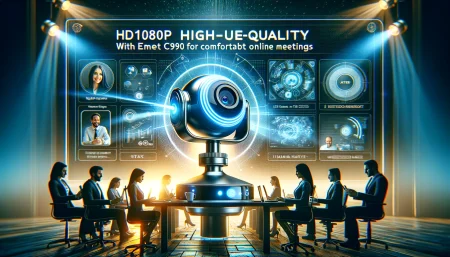 HD1080P高画質でリモートワークを革新！EMEET C960 Webカメラでオンライン会議を快適に