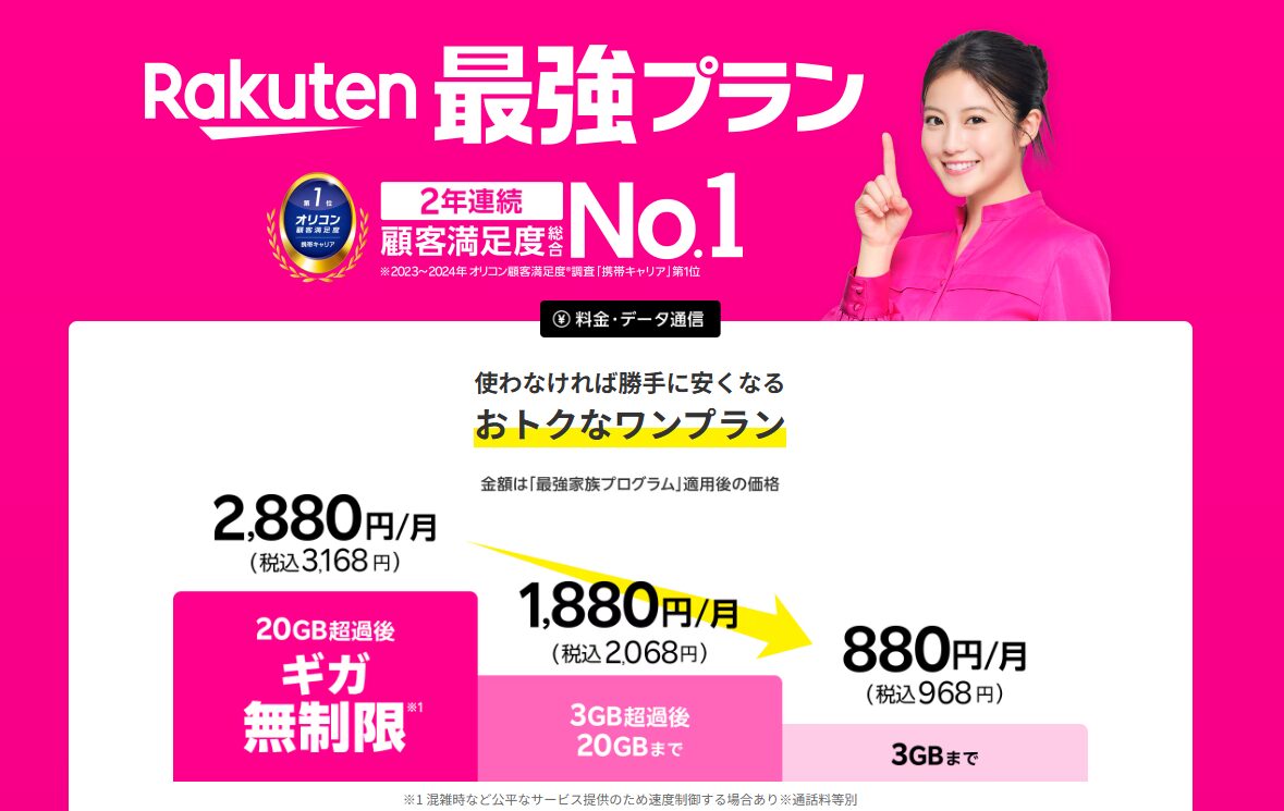 楽天モバイル