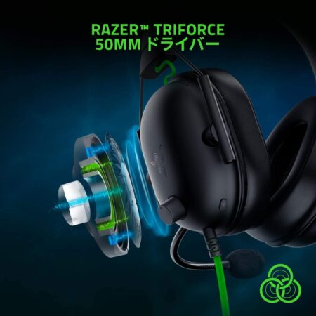 Razer BlackShark V2 X ゲーミングヘッドセット 3.5mmアナログ 7.1ch サラウンド ノイズキャンセリング RZ04-03240100-R3M1