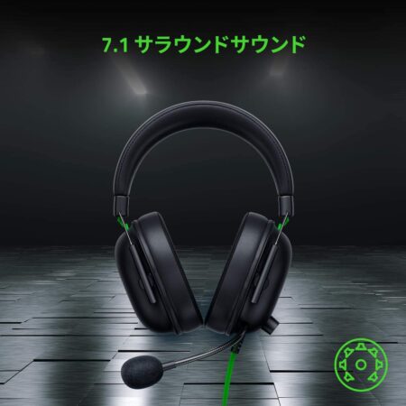 Razer BlackShark V2 X ゲーミングヘッドセット 3.5mmアナログ 7.1ch サラウンド ノイズキャンセリング RZ04-03240100-R3M1