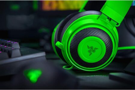 Razer Kraken Green ゲーミングヘッドセット アナログ接続 RZ04-02830200-R3M