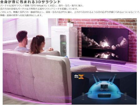 ヤマハ サウンドバー YAS-109 Alexa搭載 HDMI DTS Virtual:X Bluetooth対応の使用イメージ