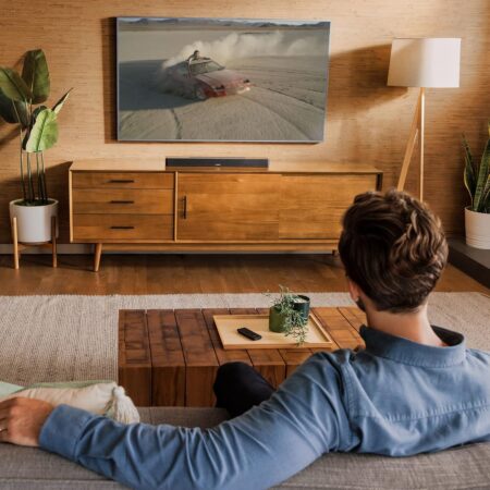 Bose Smart Soundbar 600 スマートサウンドバー Bluetooth, Wi-Fi接続 Amazon Alexa搭載 ブラック Dolby Atmos対応の使用風景