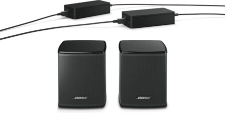 BOSE SURROUND SPEAKERS ワイヤレスリアスピーカーとACアダプタ画像