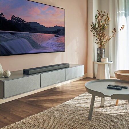ソニー(SONY) サウンドバー HT-A3000【Dolby Atmos・DTS:X対応/360立体音響/5スピーカーユニット搭載/内蔵サブウーファーの設置画像