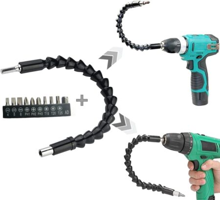 Kimlonton柔らかさユニバーサルシャフト フレキシブルシャフトの電動ドリル接続イメージ
