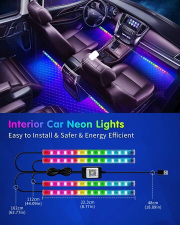 DUOFU365 車用LEDテープライト 48SMD取り付けイメージ