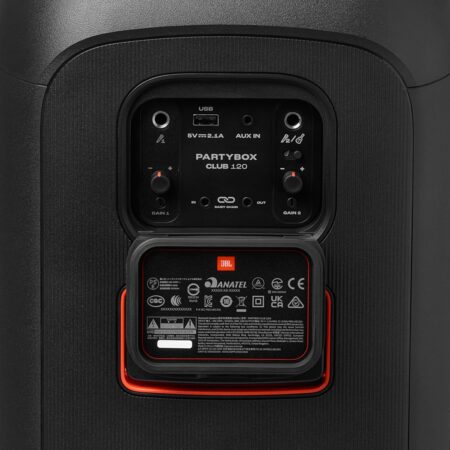 JBL PartyBox Club 120 Bluetoothスピーカー ワイヤレス JBLPBCLUB120JN使いやすいスイッチ