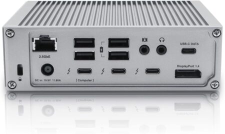 CalDigit TS4 Thunderbolt Station TS4-JP-AMZのポート