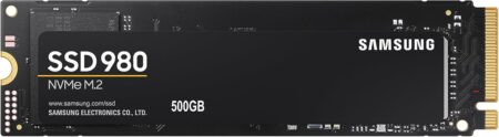 Samsung 980 500GB PCIe Gen 3.0 ×4 NVMe M.2 SSD MZ-V8V500B/ECの本体
