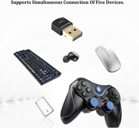 Bluetooth5.3技術 USB ドングル用アダプタは、PCスピーカーのワイヤレスマウス・キーボード