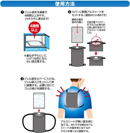 ケンユー マイアイス 背中クーラー（グレー） 冷却 冷感 作業服 作業 屋外