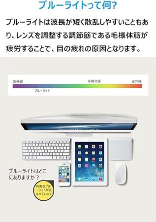 AIYUJIWU ブルーライトカット メガネ