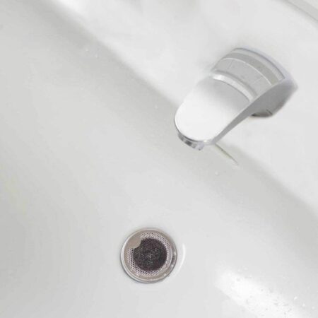 洗面台 排水口 ゴミ受け 2個セット 洗面器用 パンチング ゴミ受け 3.5-4.5cm