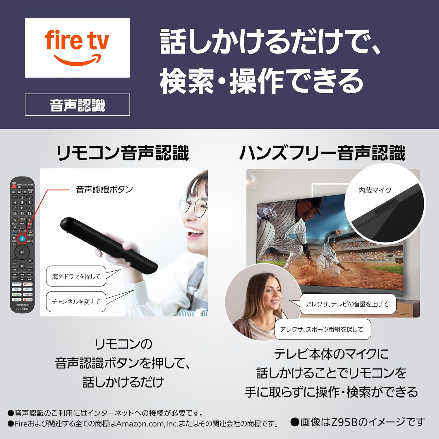パナソニック 42V型 有機EL テレビ 4K TV 42Z90B VIERA FireTV搭載