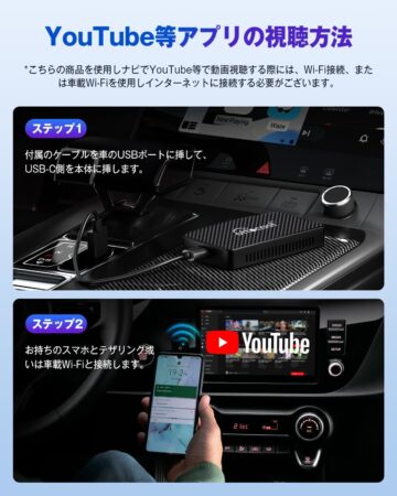 公式 オットキャスト 2025新型 Ottocast Play2Video Pro YouTube Netflix Spotify
