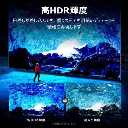 TCL 55V型 テレビ 4K 量子ドット MiniLED 55Q6CS Google TV