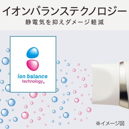 コイズミ ヘアドライヤー イオンバランス 大風量 軽量 速乾 静電気抑制 KHD-9040