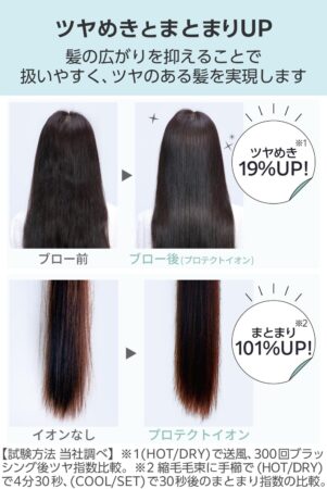 テスコム ヘアドライヤー プロテクトイオン TD570A-K