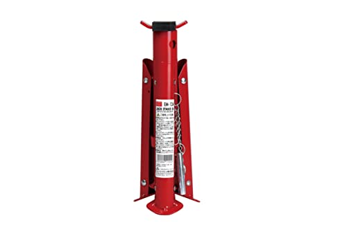 エマーソン(Emerson) ジャッキスタンド 3t 折りたたみ式 コンパクト収納可 5段階高さ設定(260/290/330/365/410mm) 高さ調整ピンが抜けるのを防ぐピン止め付き ラバーパッド付 EM-124 最後 画像