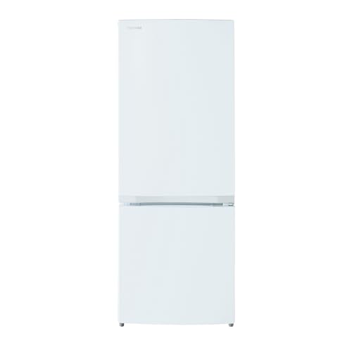 東芝 冷蔵庫 幅47.9㎝ 153L GR-W15BZ1(W) 2ドア 自動霜取り 右開きタイプ ひとり暮らし 省スペース 耐熱天板 2025年モデル セミマットホワイト 1枚目 画像