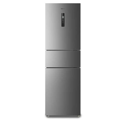 COMFEE' 冷蔵庫 271L 自動霜取り インバーター搭載 3ドア 変温室付き 大容量 幅56.2cm ふたり暮らし用 家庭用 コンパクト RCB270DS1JP(E) シルバー 1枚目 画像