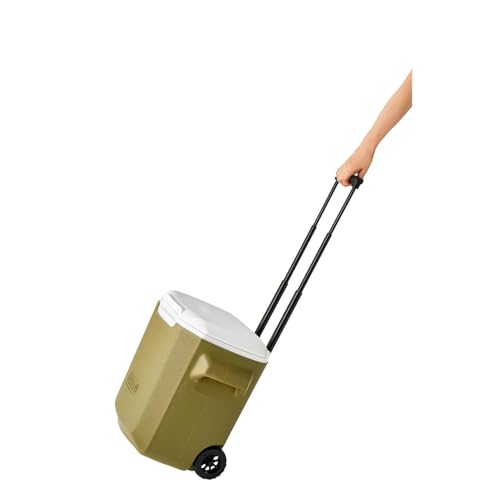 Coleman(コールマン) ホイールクーラー/28QT(オリーブ) 26L 保冷力約2日 キャリー キャンプ アウトドア 釣り お花見 部活 強力保冷 頑丈 暑さ対策 中間 画像