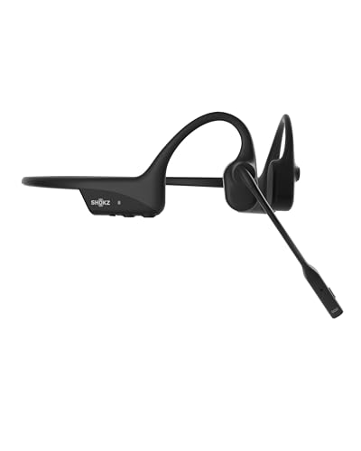 Shokz (ショックス) OpenComm2 2025 Upgrade ビジネスイヤホン 骨伝導 ワイヤレス bluetooth5.1 オープンイヤーヘッドホン 耳を塞がない 自動ペアリングヘッドフォン マイク付き 技適認証済み ノイズキャンセリングマイク USB-C充電 クリアな通話体験 ハンズフリー通話/テレワーク/Web会議 16時間連続再生 ブラック 画像1