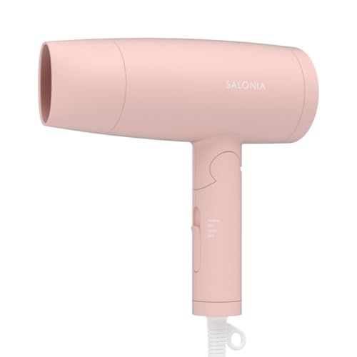 [2025年春夏限定] SALONIA サロニア スピーディーイオン ドライヤー 大風量 速乾 軽量 マイナスイオン ヘアドライヤー SAL24013PM メロウコーラルピンク 画像1