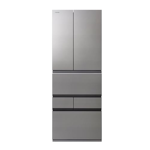 東芝 冷蔵庫 幅68.5㎝ 551L フレンチドア GR-W550FZ(ZH) アッシュグレージュ 6ドアタイプ 野菜室がまんなか 無線LAN タッチオープンドア 2024年モデル マジック大容量 画像1
