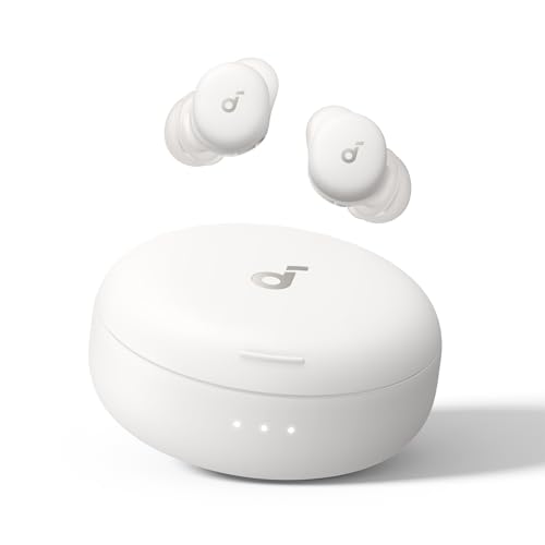 Anker Soundcore Sleep A30 （ワイヤレスイヤホン Bluetooth 5.3）【睡眠用/完全ワイヤレスイヤホン / IPX4防水規格 / 最大50時間音楽再生 / 専用アプリ対応/睡眠時モニタリング/コンパクト/軽量設計/PSE技術基準適合】オフホワイト 画像1