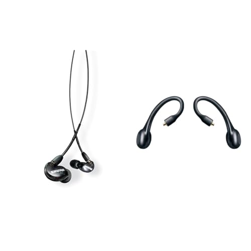 SHURE イヤホン 有線 SE215-K-A トランスルーセントブラック 高遮音性 & SHURE RMCE-TW2 ブラック ワイヤレス・セキュアフィット・アダプター 画像1