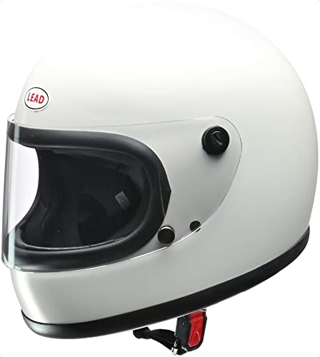 リード工業(LEAD) バイクヘルメット フルフェイス RX-200R ホワイト フリーサイズ (57-60cm未満) - 画像1
