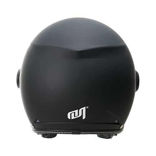 マルシン(MARUSHIN) バイクヘルメット ジェット SAFIT MS-340 マットブラック Mサイズ (57-58cm) MS340MBK/M 中間 画像