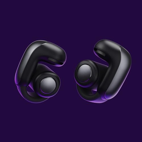 Bose Ultra Open Earbuds 空間オーディオ イヤホン オープンイヤー 完全 ワイヤレス Bluetooth接続 マイク付 最大7.5時間再生 防滴 ブラック 最後 画像