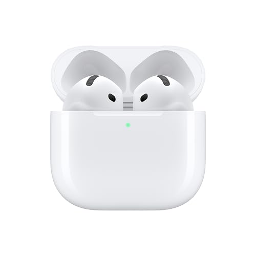 Apple AirPods 4ワイヤレスイヤホン、Bluetooth 5.3、アクティブノイズ キャンセリング搭載、適応型オーディオ、外部音取り込みモード、パーソナライズされた空間オーディオ、USB-C充電ケース、ワイヤレス充電、H2チップ、防塵性能と耐汗耐水性能、「探す」対応、Qi充電 最後 画像