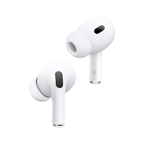 Apple AirPods Pro 2 ワイヤレスイヤホン、Bluetooth5.3、アクティブノイズキャンセリング、外部音取り込み、パーソナライズされた空間オーディオ、原音に忠実なサウンド、H2 チップ、USB-C 充電、防塵性能と耐汗耐水性能、「探す」対応、Qi充電、ヒアリング補助機能 画像1