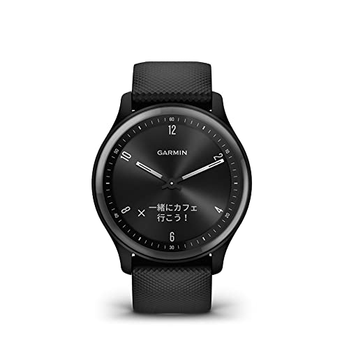 GARMIN(ガーミン) vivomove Sport Slate/Black ハイブリッドスマートウォッチ 【日本正規品】 小 中間 画像