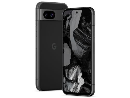 SIMフリー Google Pixel 8a 128GB(8GB RAM)スマートフォン本体 (Obsidian) 画像1