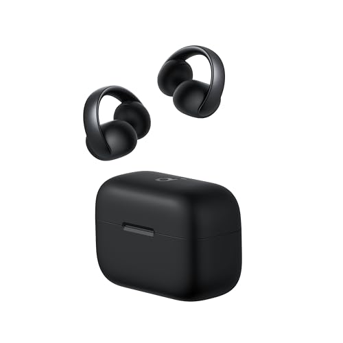 Anker Soundcore AeroClip（Bluetooth 5.4）【オープンイヤー型ワイヤレスイヤホン/イヤーカフ/ IPX4防水規格/ 最大32時間再生 / マルチポイント接続】ミッドナイトブラック 画像1