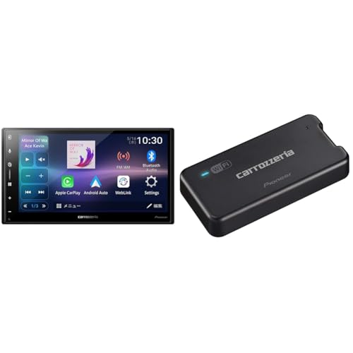【セット買い】 Pioneer パイオニア ディスプレイオーディオ DMH-SZ500 6.8インチ AppleCarPlay AndroidAuto™ ワイヤレス接続 対応 + Wi-Fiルーター DCT-WR100D 車載用 カロッツェリア 画像1