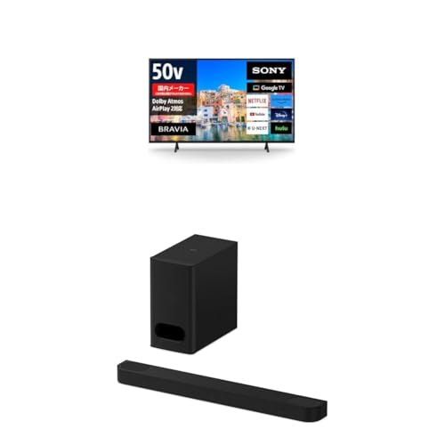 【セット買い】ソニー(SONY) テレビ 50インチ 液晶 4K ブラビア KJ-50X75WL + ソニー サウンドバー HT-B600 BRAVIA Theatre Bar 6 画像1