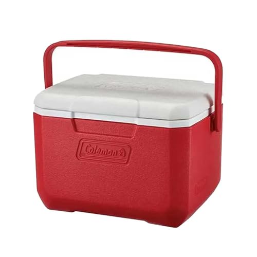 Coleman(コールマン) クーラーボックス テイク6 レッド 容量約4.7L 約28.5×20×18 釣り 運動会 お花見 部活 弁当 飲み物 買い物 キャンプ アウトドア 強力保冷 頑丈 暑さ対策 画像1