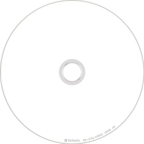 ‎バーベイタム(Verbatim) Verbatim バーベイタム 1回録画用 ブルーレイディスク BD-R 25GB 50枚 ホワイトプリンタブル 片面1層 1-6倍速 VBR130RP50V4 最後 画像