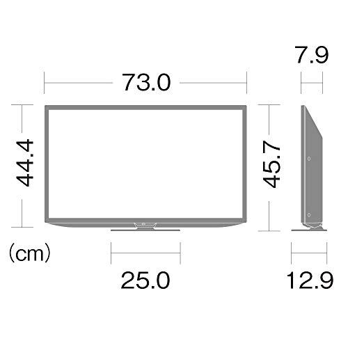 シャープ 32V型 液晶 テレビ AQUOS 2T-C32DE-B ハイビジョン 外付けHDD裏番組録画対応 2021年モデル ブラック 最後 画像