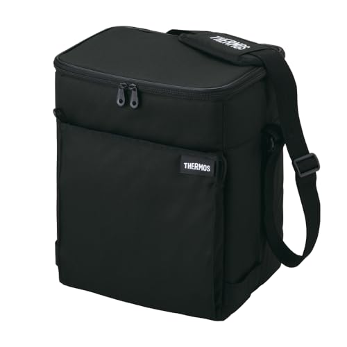 サーモス ソフトクーラー 15L オールブラック 保冷バッグ 5層断熱構造 折りたためてコンパクト はっ水加工生地 ボックス型 大容量モデル RFD-0151 ALB 画像1