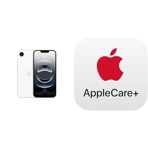 iPhone 16e 256GB:ホワイト + 2年延長 AppleCare+ for iPhone 16e 画像1